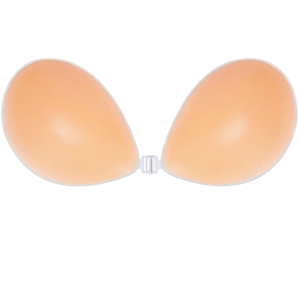 Push Up Bra Silicone - Sujetador de silicona sólida sin aros,