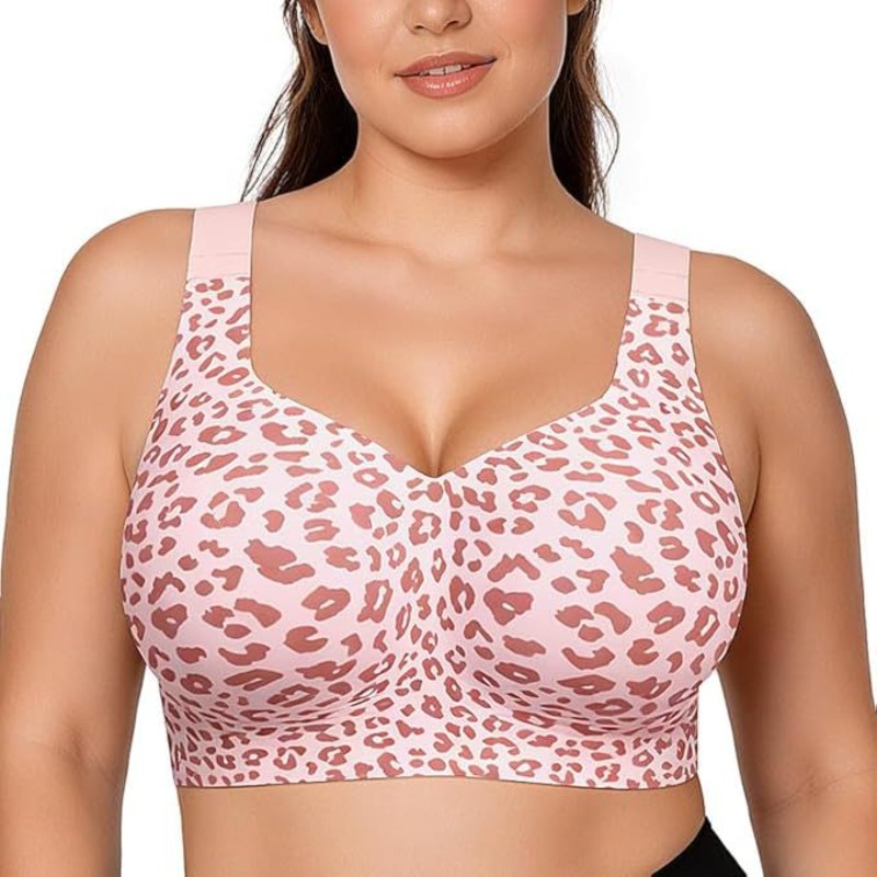 Underwire Bra Padded - Sujetadores Leopard Jelly sin aros, push-up,