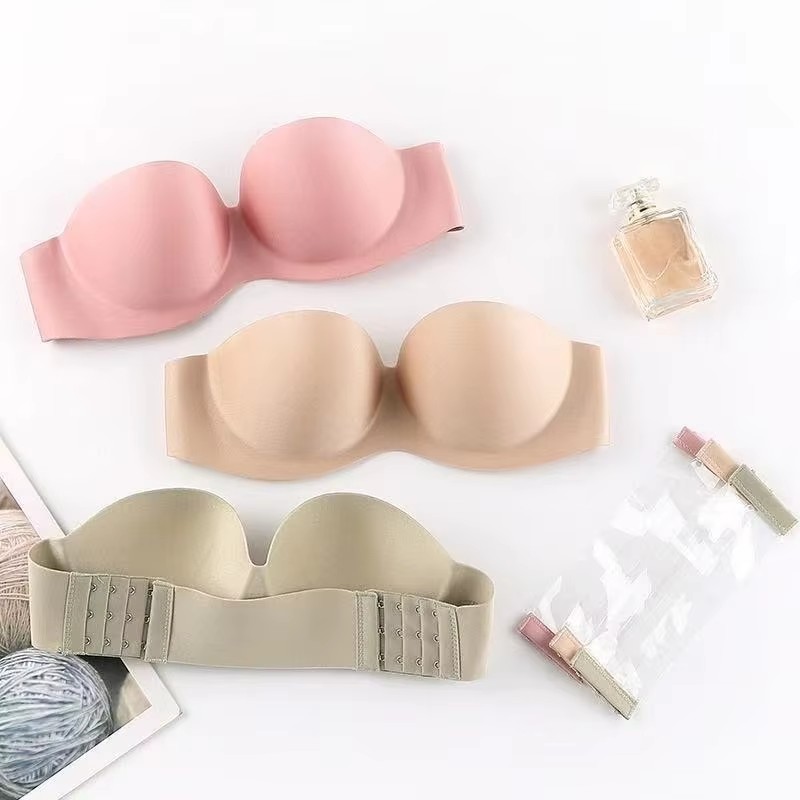 Underwire Bra Padded - Sujetador push-up sexy sin tirantes para