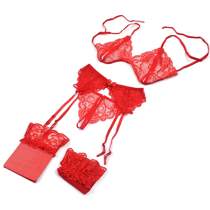 1 conjunto de lencería de enca - Sheer Mesh Bra reseña y precio