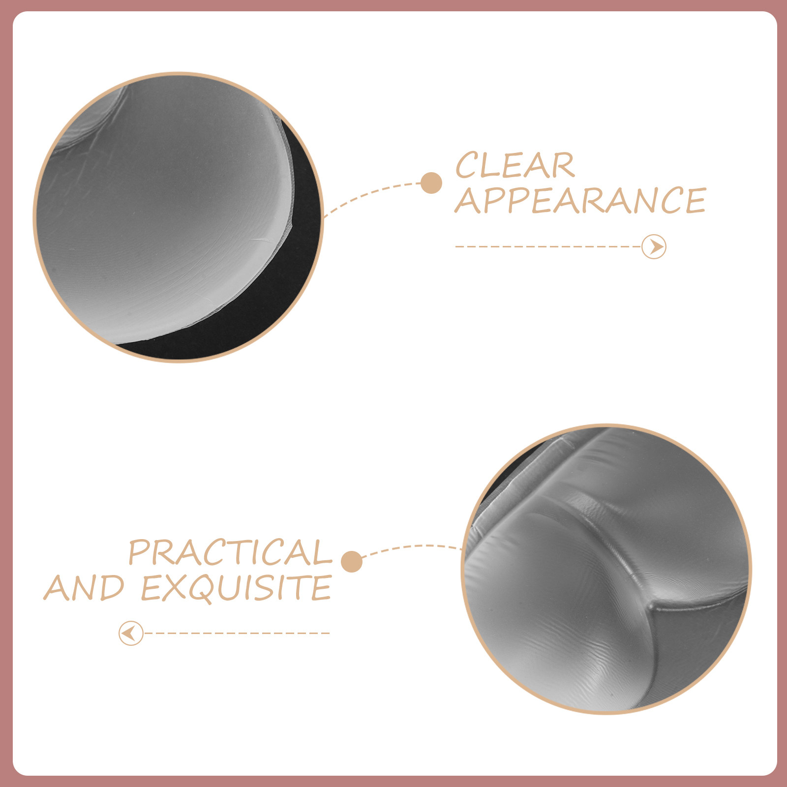 1 par de almohadillas invisibl - Push Up Bra Silicone reseña y precio